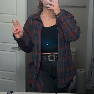 oversized flannel🧡
